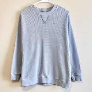 Aerie Oversized Waffle Crewneck Pullover